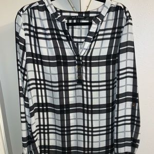 Black and White blouse